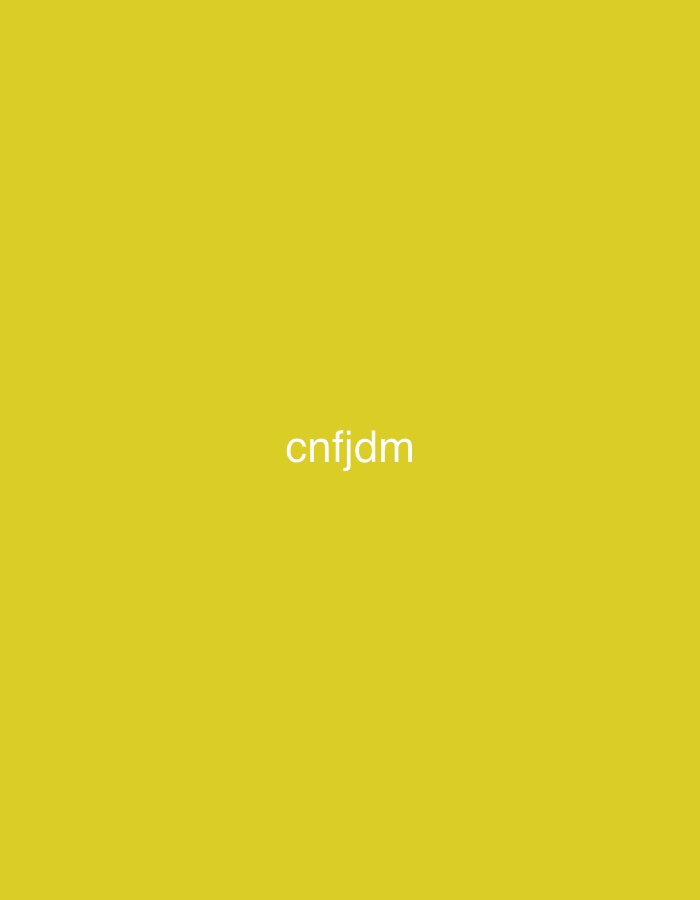 The image is a plain yellow background with the text "cnfqdm" in white, centered horizontally and vertically. There is no indication of location.