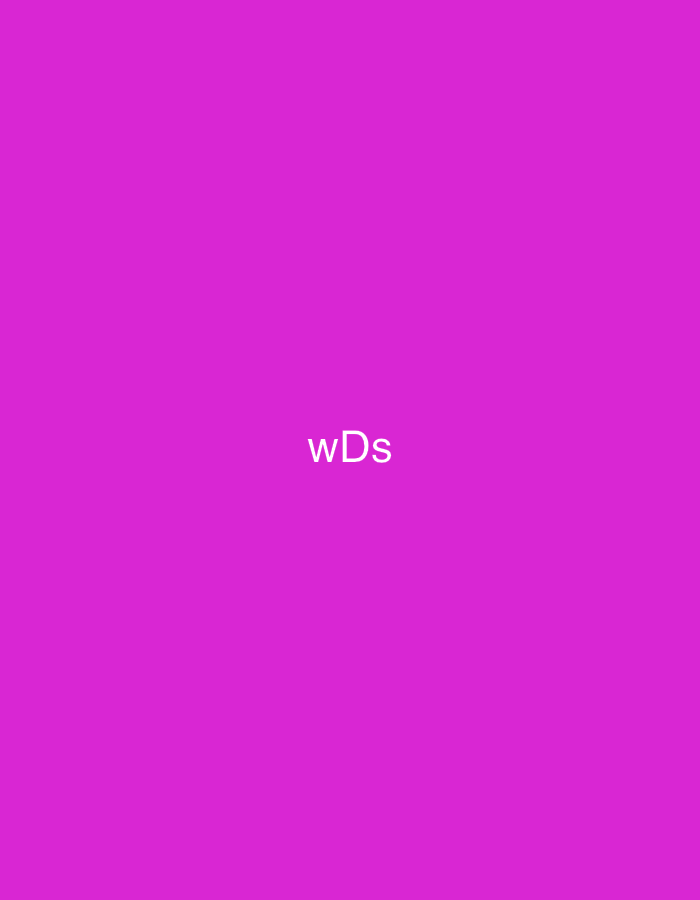 A solid magenta image displays the white text "wDs" centered on the screen. The characters are rendered in a sans-serif font. No individuals, additional objects, or discernable environmental details are present. The image provides no information to determine a specific geographical location, including one in Casablanca, Morocco.