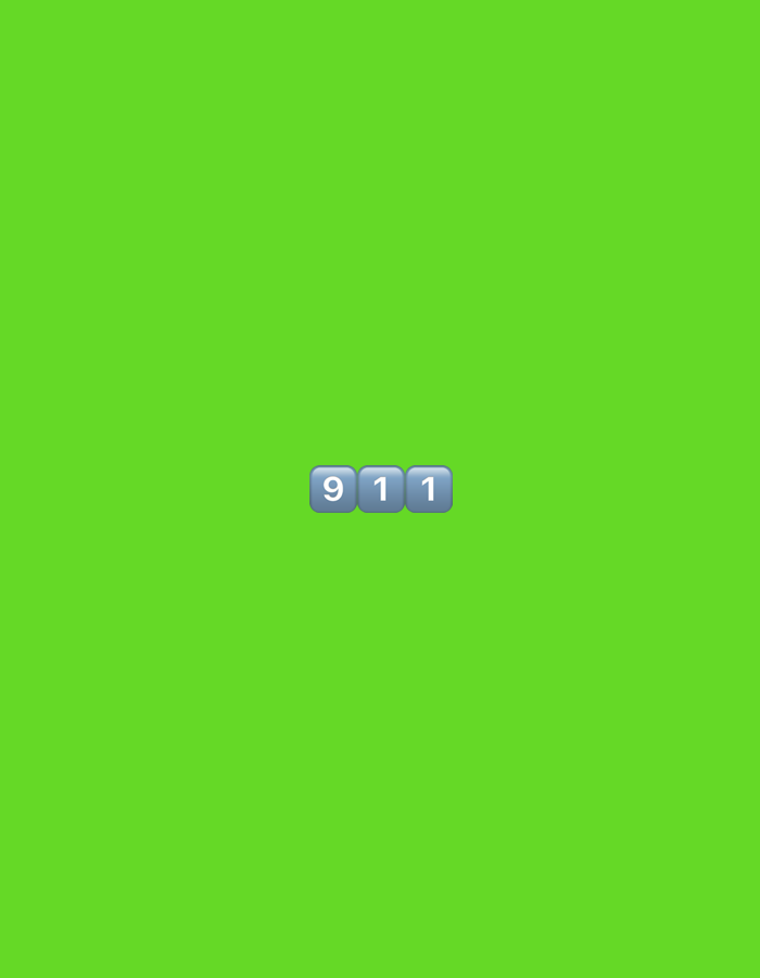 The image depicts a plain, bright green background. Centered in the lower portion of the frame are three grey, rectangular buttons, each containing a single digit. From left to right, the digits displayed on the buttons are "9", "1", and "1". There are no people, other objects, or discernible environmental features present in the image. There is no information or visual context within the image to associate it with Zvezdara Urban Municipality, Serbia, or any specific city.