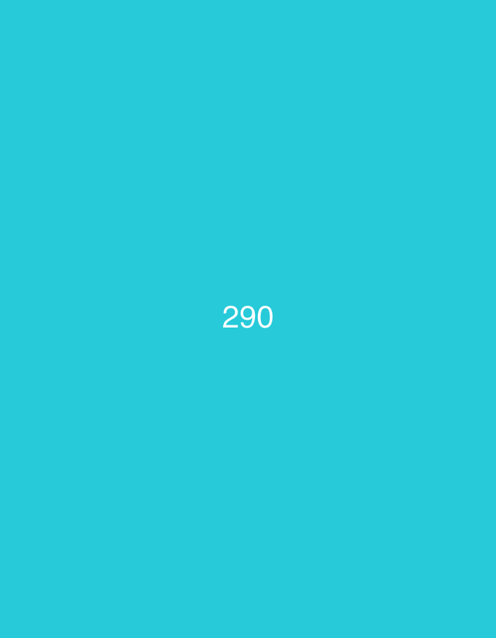 The image shows the number "290" in white text against a solid teal background. There are no other objects or people visible. The location in the city of Đà Nẵng, Vietnam is not discernible from the image.