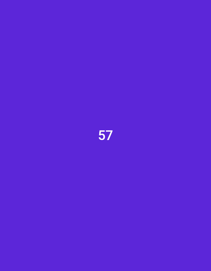 The image is a solid purple background with the number "57" in white text centered in the bottom half of the image. There are no people, objects, or actions depicted in the image. The coordinates provided (-7.17 latitude, 112.651 longitude) correspond to a location in Gresik, Indonesia. However, this image does not provide any information about the location or the scene itself.