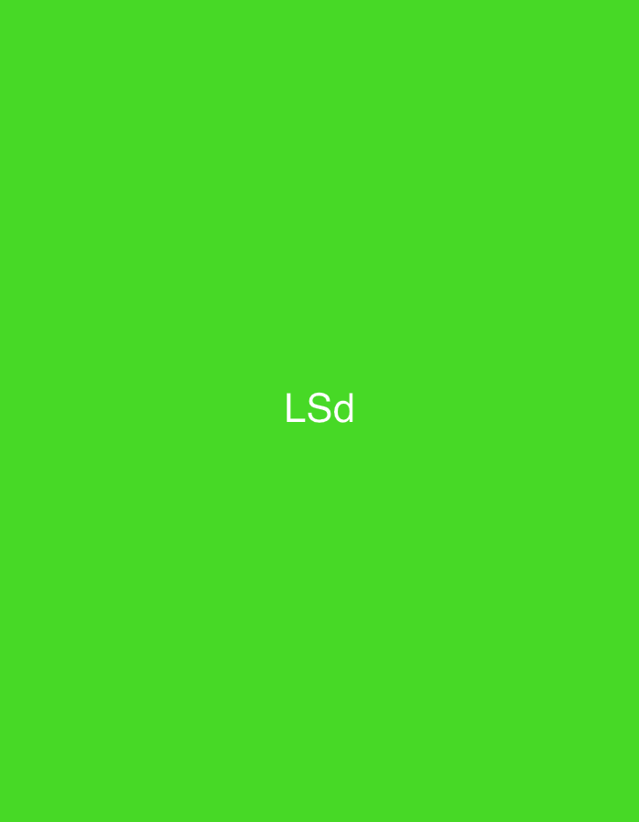 The image presents a uniform, vibrant lime-green background. Centrally positioned on this solid color field are three white characters: an uppercase 'L', an uppercase 'S', and a lowercase 'd'. The text is rendered in a simple, sans-serif typeface. No individuals, subjects, objects, actions, interactions, or discernible environmental features typically associated with a specific geographic location, such as the city of Casablanca, Morocco, are depicted within this abstract graphic.