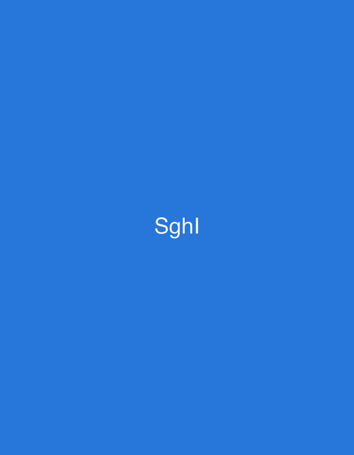 The scene, set in the city of Casablanca, Morocco, features the white word "Sghl" centrally positioned against a uniform solid blue background. There are no other discernible subjects, objects, people, or environmental details present. No actions or interactions are depicted.