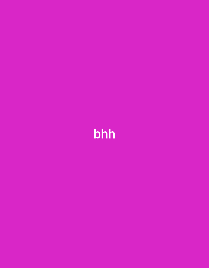 The image displays a solid magenta background with no discernible texture or pattern. In the center, the lowercase white text "bhh" is prominently featured. There are no visible people, objects, or activities taking place. The image does not provide any visual cues regarding the time of day, weather conditions, or specific location within Yerevan, Armenia, as it consists solely of a colored background and text. No emotions are conveyed.