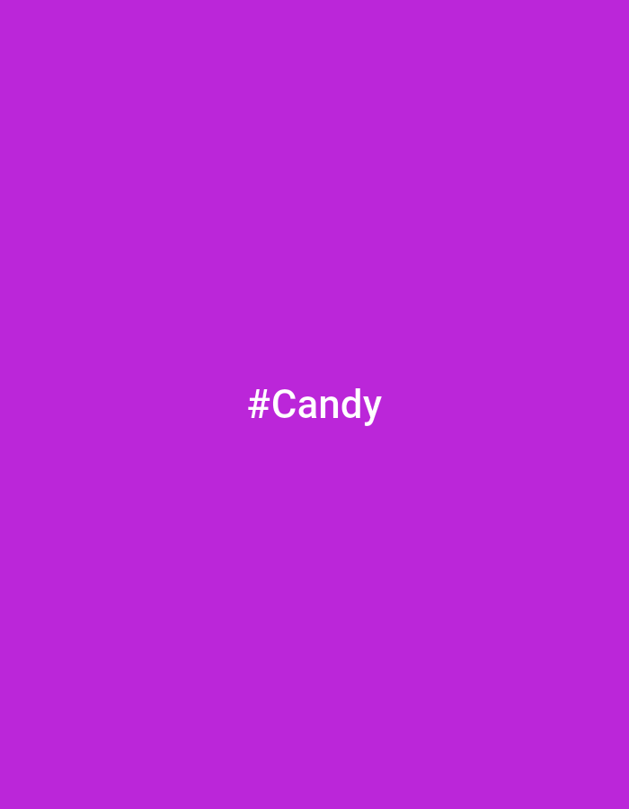 The image is a solid, vibrant purple background with white text that reads "#Candy" centered horizontally and positioned in the lower third of the frame. There are no other objects or people visible in the image, and no details about a location in Narayi, Nigeria are present.