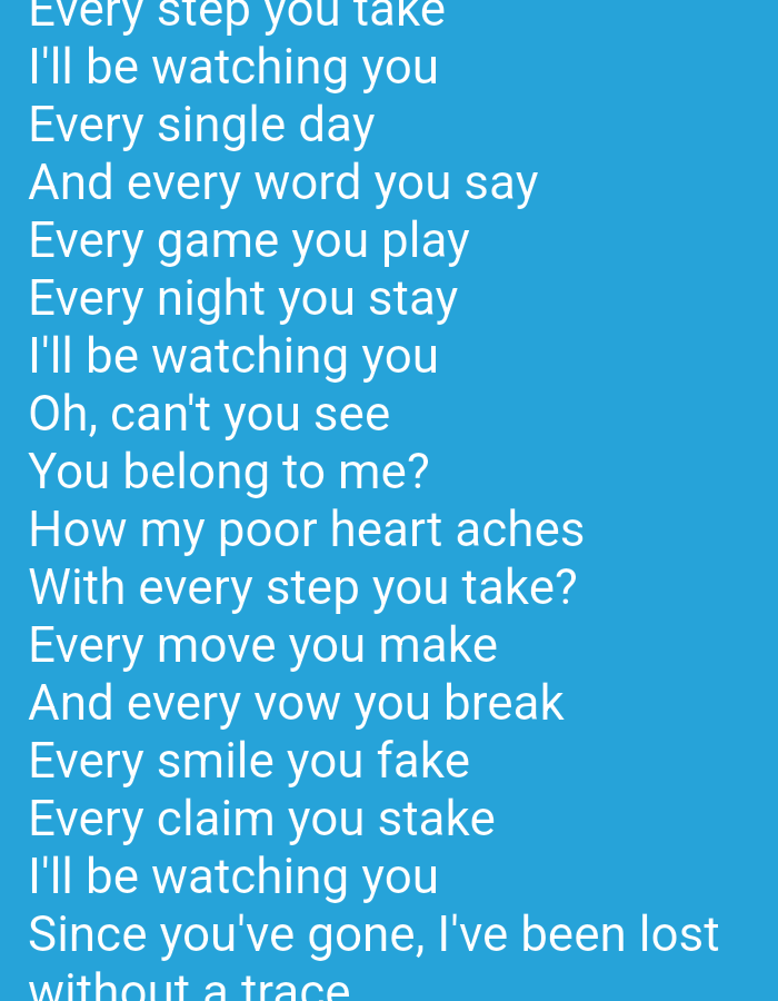 The image displays white text on a blue background, resembling song lyrics. The text is arranged in lines, with each line representing a phrase or sentence. There are no people, objects, or environmental details depicted in the image. The location in Duman, Indonesia, is not relevant to the content of the image.