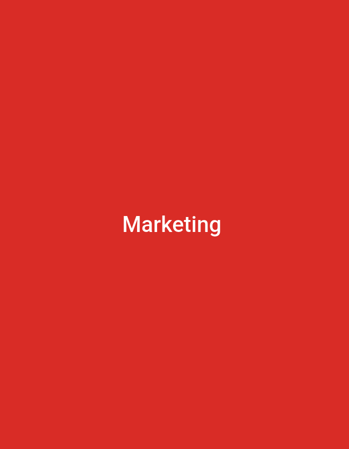 The image displays the word "Marketing" in white, sans-serif font centered on a plain red background. The text appears to be a title or a heading. There are no people, objects, or environmental elements visible in the image, other than the text and the background. The image is devoid of any contextual information that would allow for its location in Howayi, Nigeria to be determined.