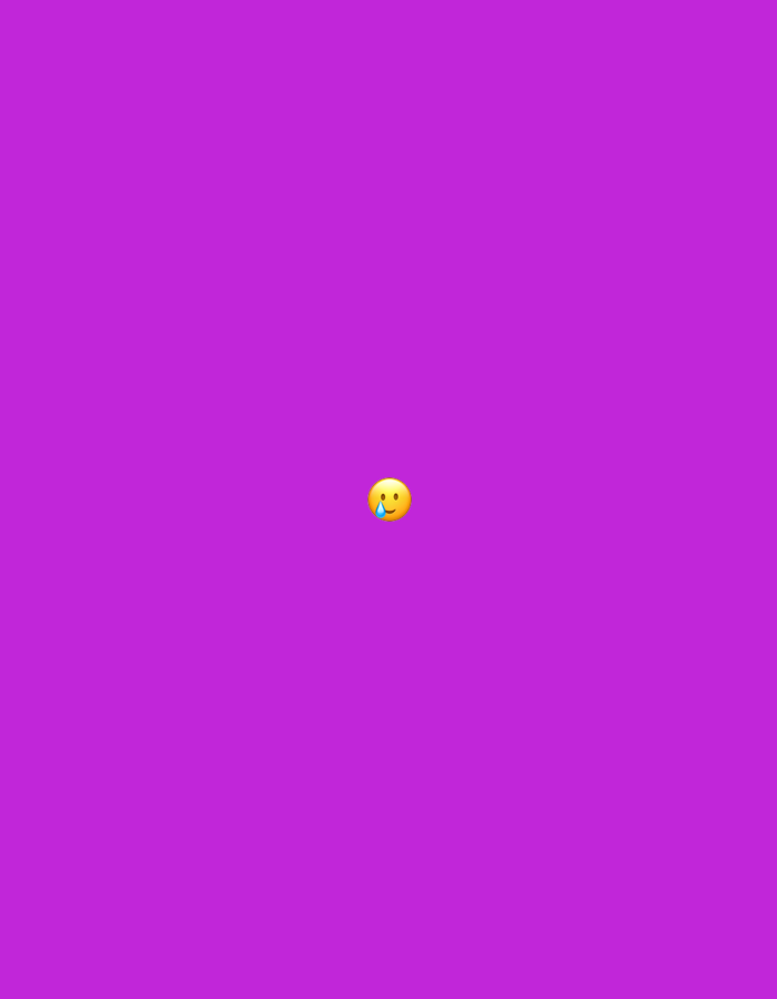 A single crying-smile emoji is centered against a solid purple background. There is no indication of Dubai, the United Arab Emirates, or any other location. No people, subjects, objects, actions, or interactions are present other than the emoji itself and its background.