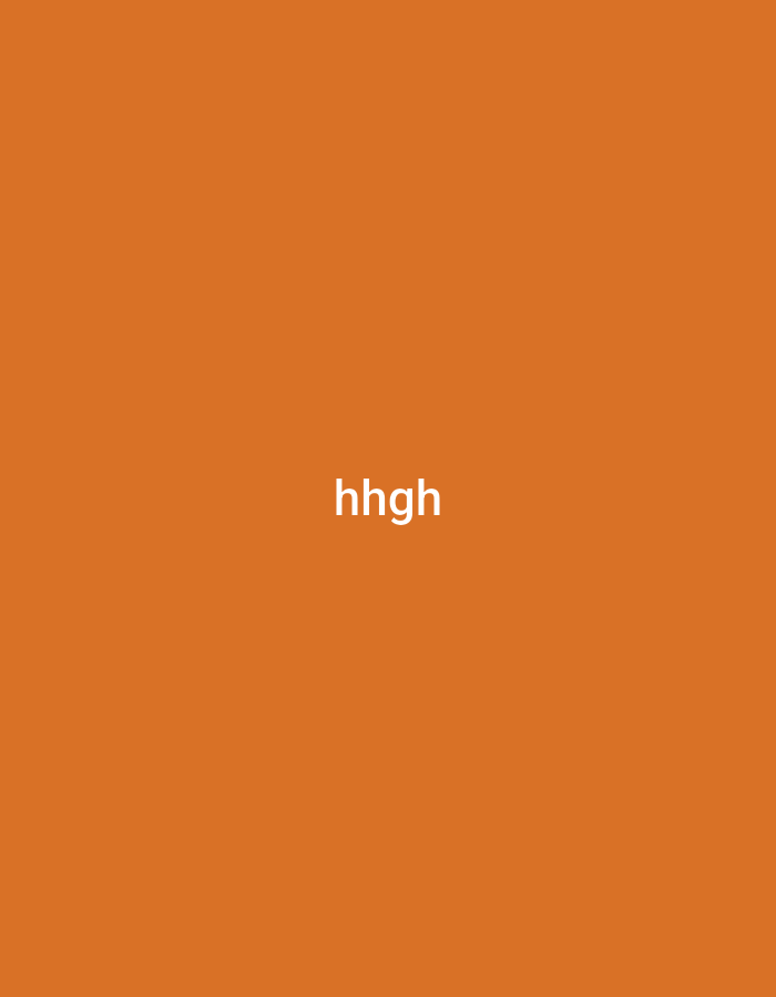 The media file presents a solid, uniform orange background. Centered on this background, the text "hhgh" is displayed in white, lowercase letters. There are no other subjects, objects, people, or discernible scenes depicted in the image. The simple composition lacks any specific context for activity, time of day, weather, or emotional cues. The image consists solely of the orange color and the white text.