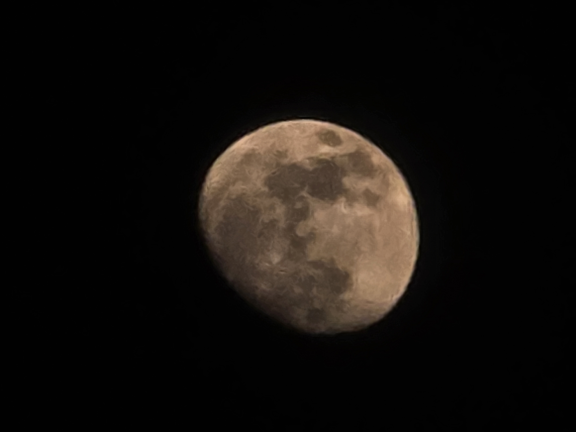 The image is a close-up of a full moon against a black sky. The moon is illuminated, revealing its cratered surface with darker and lighter regions indicating mares and highlands. The lighting suggests it is nighttime. There is no indication of the city of Yambol, Bulgaria, or any other specific location.