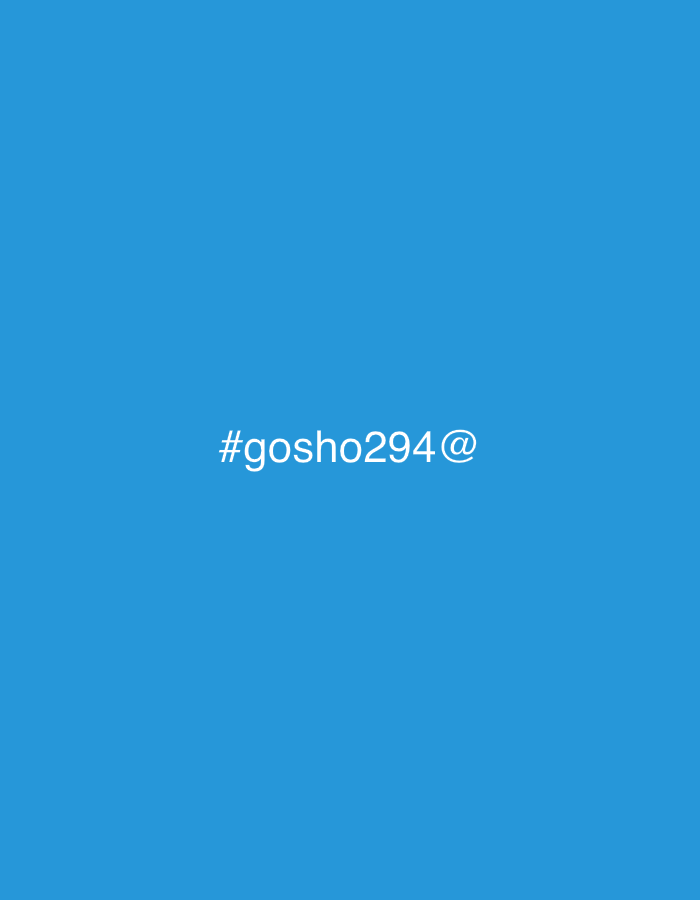 The image is a light blue background with the text "#gosho294@" in white, centered. It's impossible to provide any information about Sofia, Bulgaria as the image does not contain any information about location or environment.