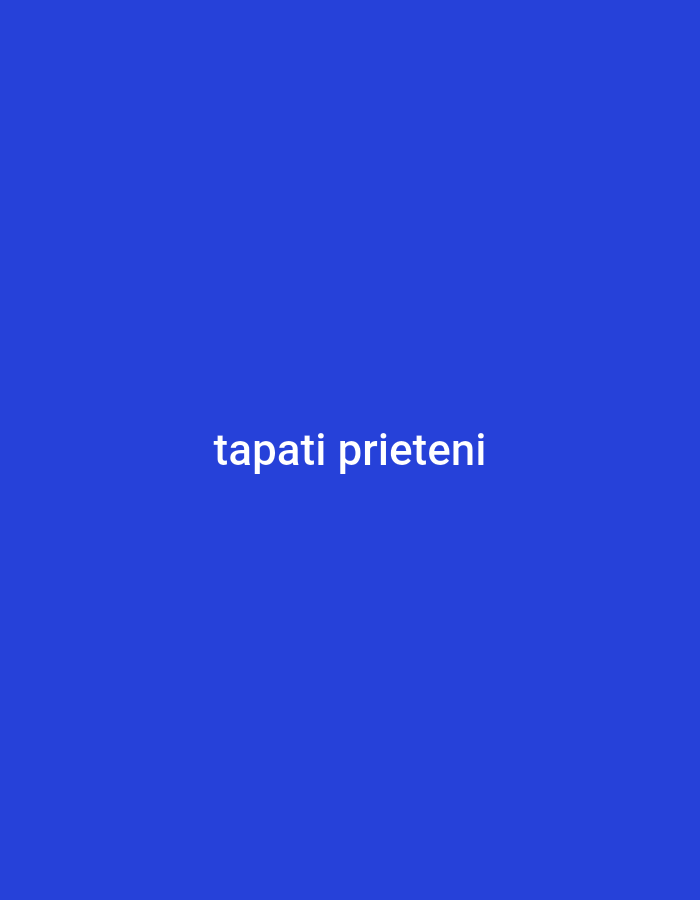 The image is a solid blue background with white text centered on it. The text reads "tapati prieteni". There is no discernible location in the city of Cricova, Moldova, nor are there any people, subjects, objects, actions, or interactions depicted.