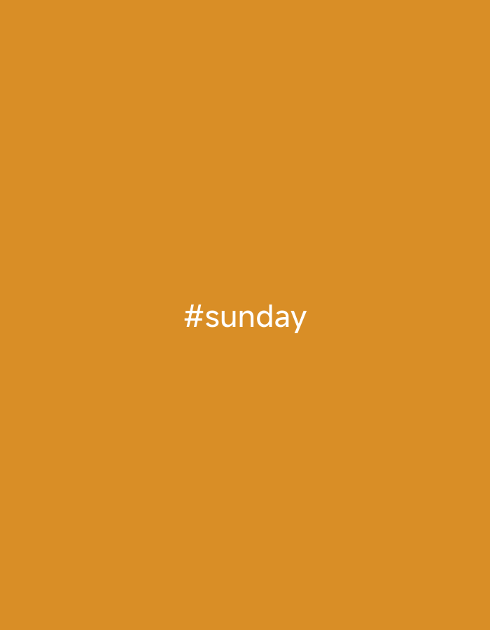 The image is a solid orange background with the white text "#sunday" in the center. The provided location, บ้านบางรักษ์, Thailand, is irrelevant as there is no visual information to connect the image to that location.