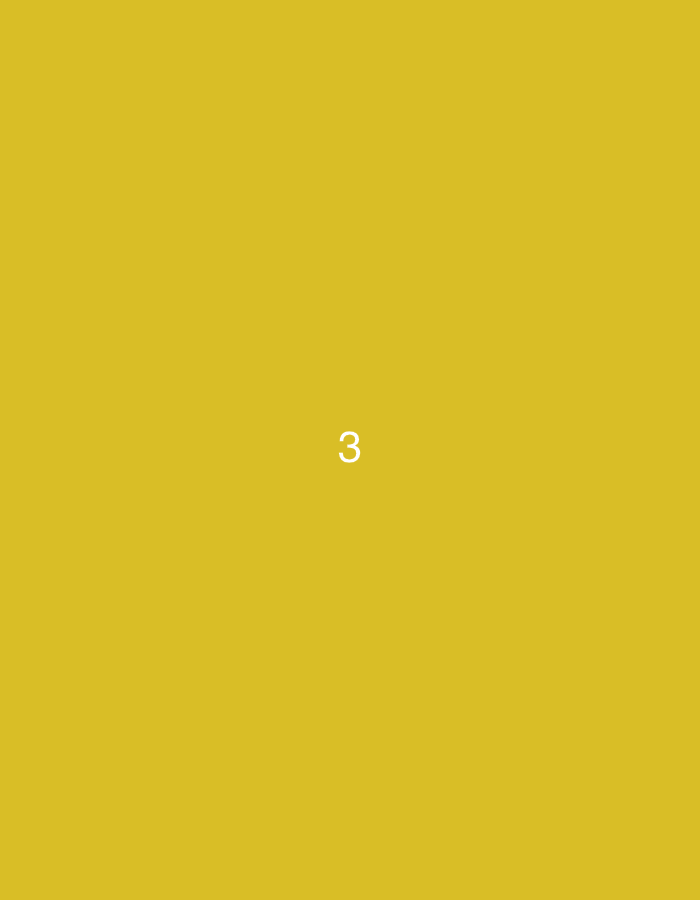 The media file features a plain, solid background in a yellow-gold color. Centrally positioned on this background is the number "3," rendered in white. There are no other visible subjects, such as people or objects, within the image. No specific activity or event is depicted; the image is static and abstract. Notable details are limited to the color of the background and the visible text. The overall appearance is minimalist. While the location context is provided as Gatineau, Canada, the image itself does not contain any visual elements or cues to suggest this specific geographical location. There are no indicators of time of day, weather, or any emotions portrayed.
