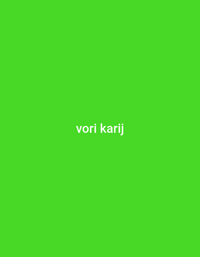 A green background displays the text "vori karij" in white. There are no other objects, people, or environmental details. The image provides no information about the location in Yerevan, Armenia, or any activities taking place.