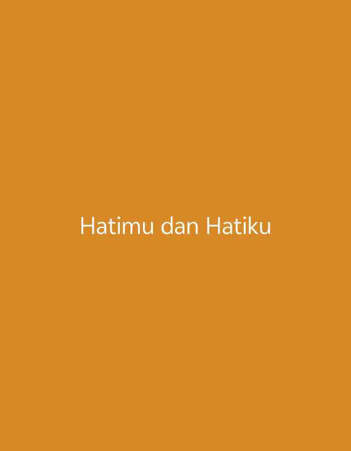 This is a photograph of a simple background with text in the center. The background is a solid, warm orange color. The text, in a white sans-serif font, reads "Hatimu dan Hatiku". This phrase translates from Indonesian to "Your heart and my heart". There are no other discernible elements in the image. The context of this image, including any relation to South Tangerang, Indonesia, is not determinable from the visual information alone.