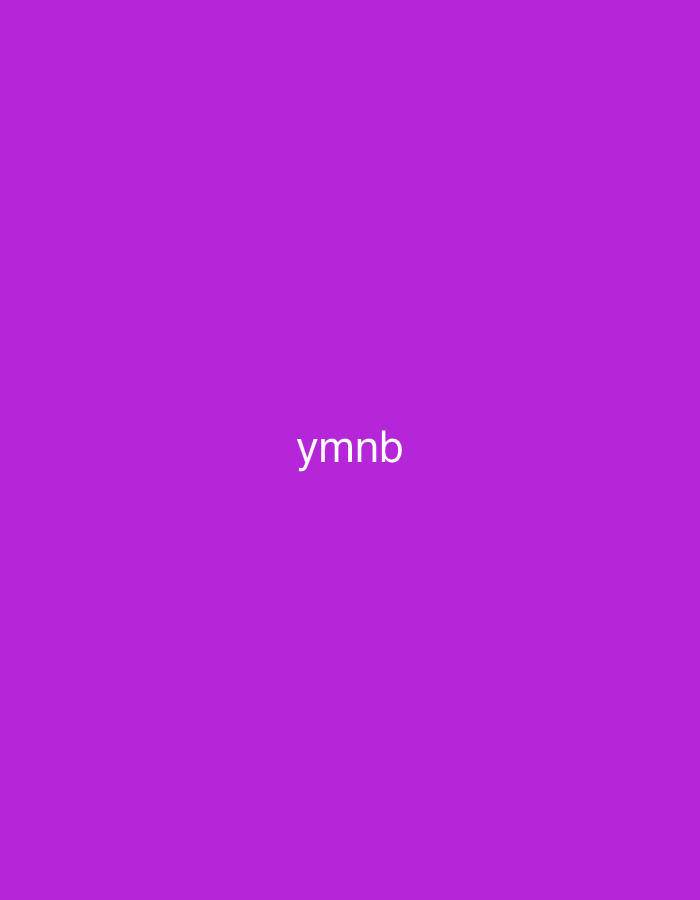The image displays a solid purple background. Centered within the frame, the word "ymnb" is presented in white, lowercase sans-serif letters. No other subjects, objects, or activities are visible. The image features a minimalistic design consisting solely of a single color field with overlaid text. The provided location context for this media file is Vagharshapat, Armenia.