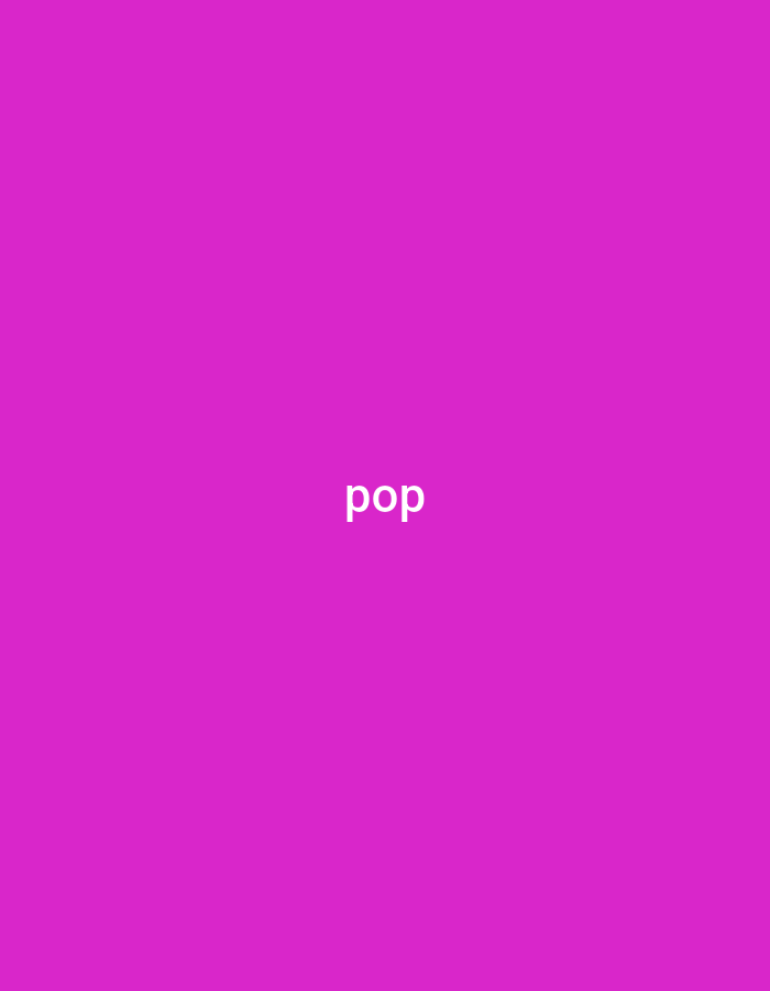 This is a media file featuring a solid magenta background. In the center of the image, the word "pop" is written in white, sans-serif text. There are no discernible subjects, objects, scenes, or activities taking place. The image is purely text on a colored background, offering no contextual details regarding time of day, weather, location, or emotions. The only visible text is the word "pop".
