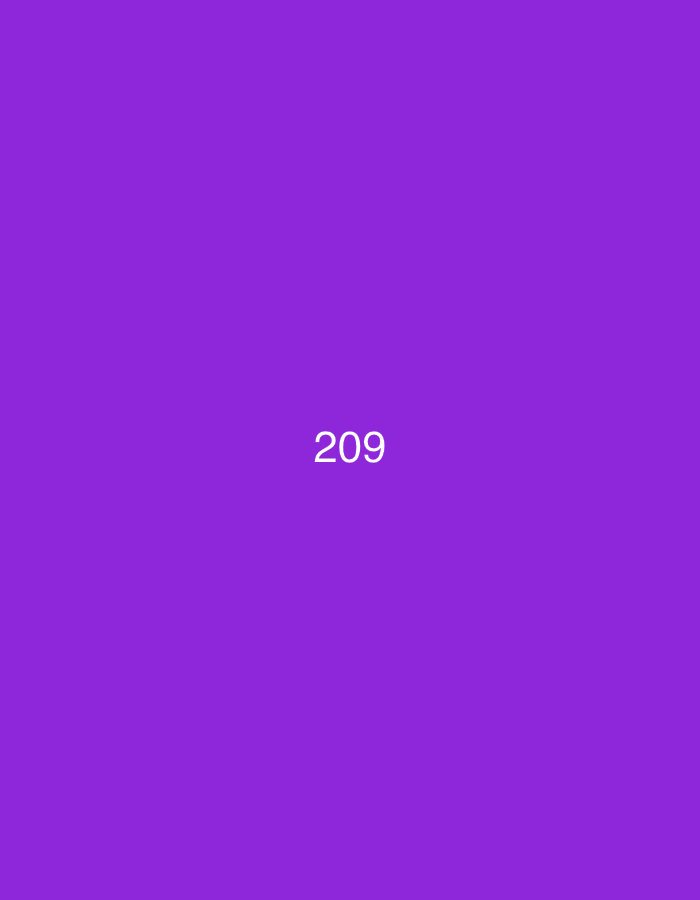 The image shows the number "209" in white text against a solid purple background. The number is centrally located. There is no discernible urban or environmental context from the image itself, therefore, it is not possible to determine its location in Da Nang, Vietnam.