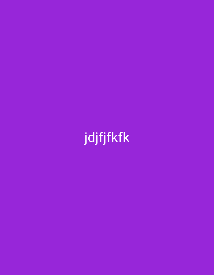 The image is a solid purple background with white text in the center that reads "jdjffjfkfk". There is no discernible location in the city of Nsugpe, Nigeria. The scene is entirely artificial and consists only of the text against a plain backdrop.