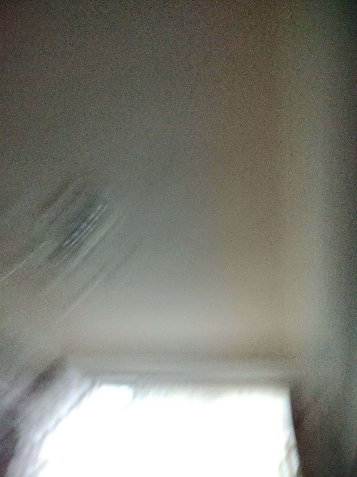 The image appears to be taken indoors, possibly inside a building. The environment seems light and airy. In the bottom part of the image, there is a bright window, possibly covered with curtains. The image is quite blurry, making it difficult to define specifics. Due to the image's blurriness, it is not possible to describe the location, people, subjects, objects, actions, or interactions definitively. It is also not possible to confidently identify if the location is in Yerevan, Armenia.