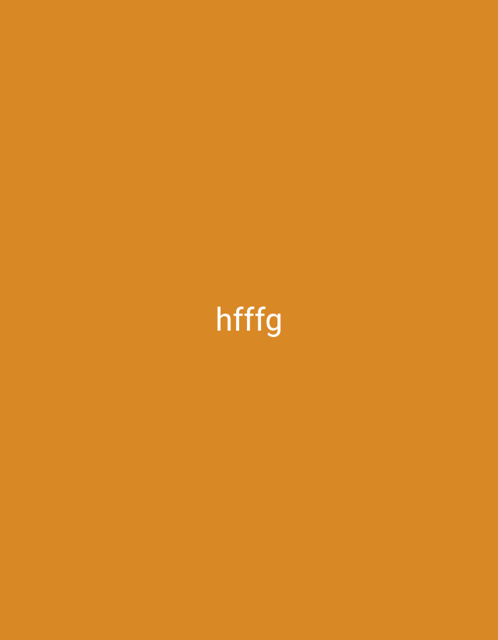 The image shows a plain, orange background with the white text "hffffg" centered horizontally and vertically. There are no people, subjects, objects, actions, interactions, or environmental details present in the image. The location in the city of Nsugpe, Nigeria is not ascertainable from the provided image.
