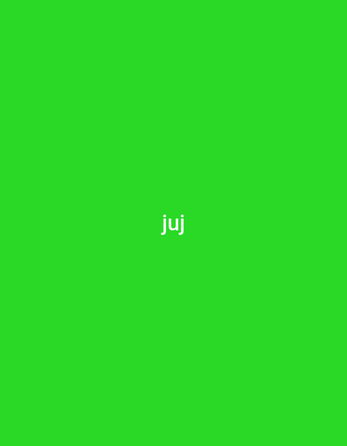 The image is a solid green background with the word "juj" in white text at the center. There is no indication of location, people, subjects, objects, actions, interactions, or Yerevan, Armenia.