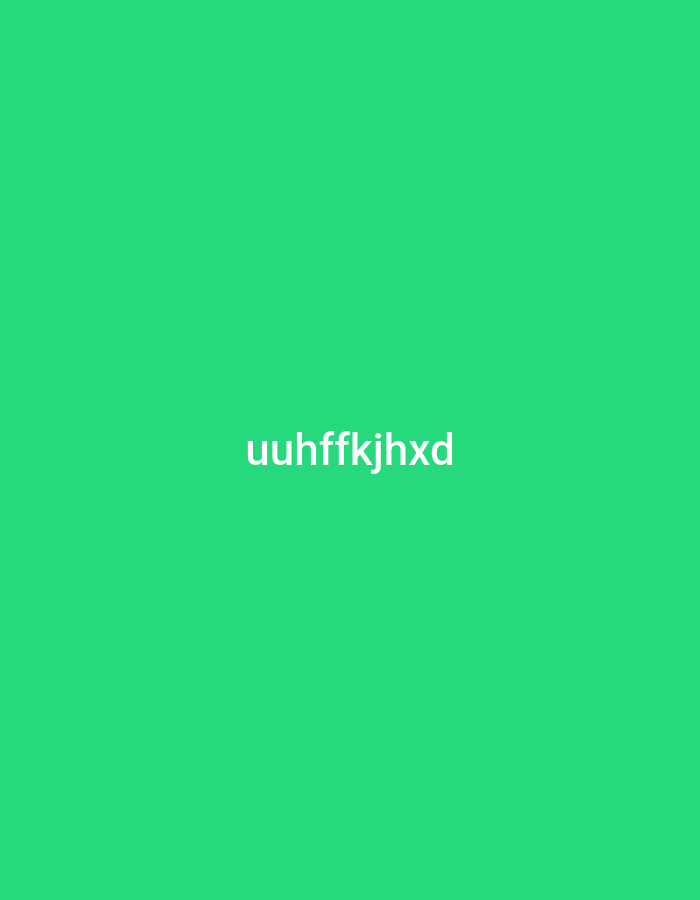 The image is a solid green background with the text "uuhffkjhxd" in a light pink color, centered. The location is not discernible from the image.