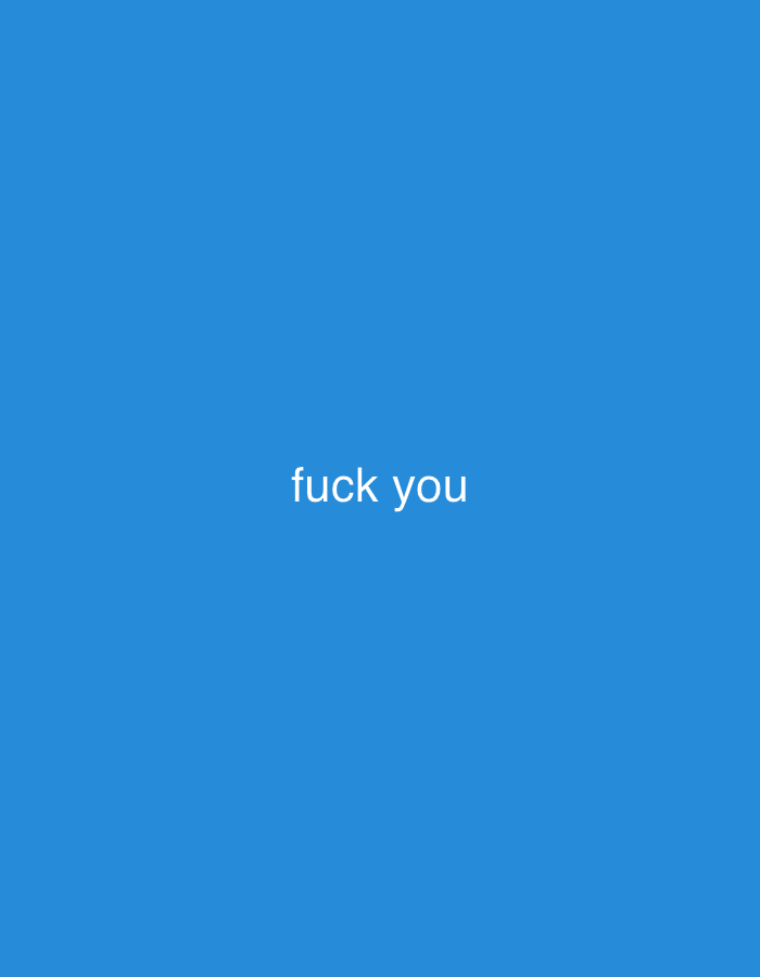 The image is a solid blue background with white text in the center that reads "fuck you". The text is centered both horizontally and vertically. There are no other objects, people, or discernible environmental features in the image. The location in the city of Batai Kalay, Pakistan is not depicted in this image.