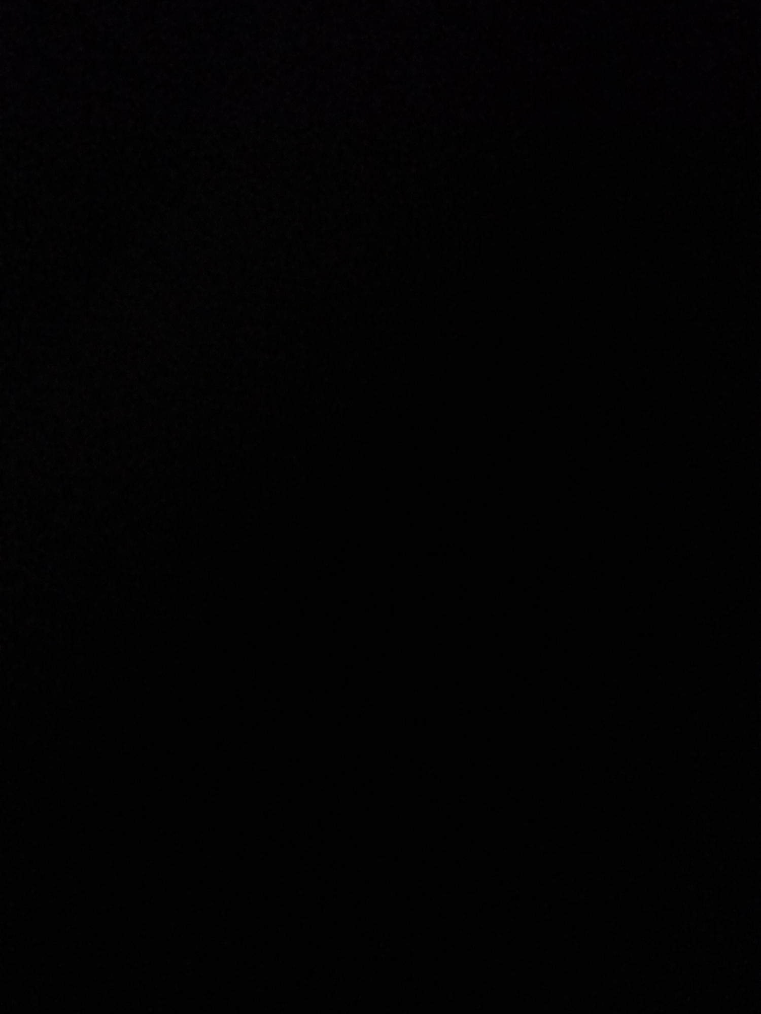 The image is entirely black, lacking any discernible subjects, objects, scene, activity, or notable details. There is no visible text, and therefore no location context can be inferred.