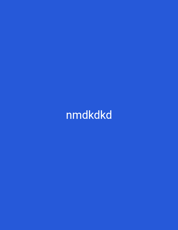 The image is a solid blue background with the text "nmdkdkd" centered horizontally and vertically. There are no people, objects, actions, or interactions depicted. The location is not discernible from the image, and therefore cannot be specified as Nsugpe, Nigeria.