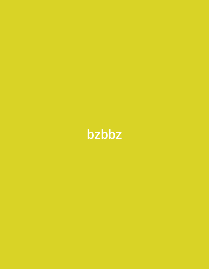 The image displays a solid, uniform yellow background. Precisely centered on this background are the five lowercase English letters "bzbbz" rendered in white, utilizing a sans-serif typeface. No other discernible figures, objects, or environmental details are present within the frame. The scene is located in the city of Unknown, Unknown.