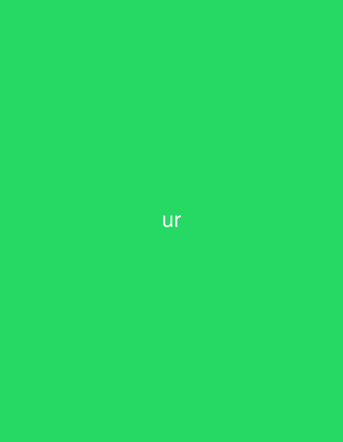 The image displays a solid, vibrant green background. Centered on this green field are the lowercase letters "ur," rendered in white sans-serif typography. No other subjects, objects, or activities are visible. The scene lacks any specific time of day, weather, or discernible location cues within the image itself. The given location context is Vagharshapat, Armenia. The overall composition is minimalist, featuring only a colored background and two white letters.
