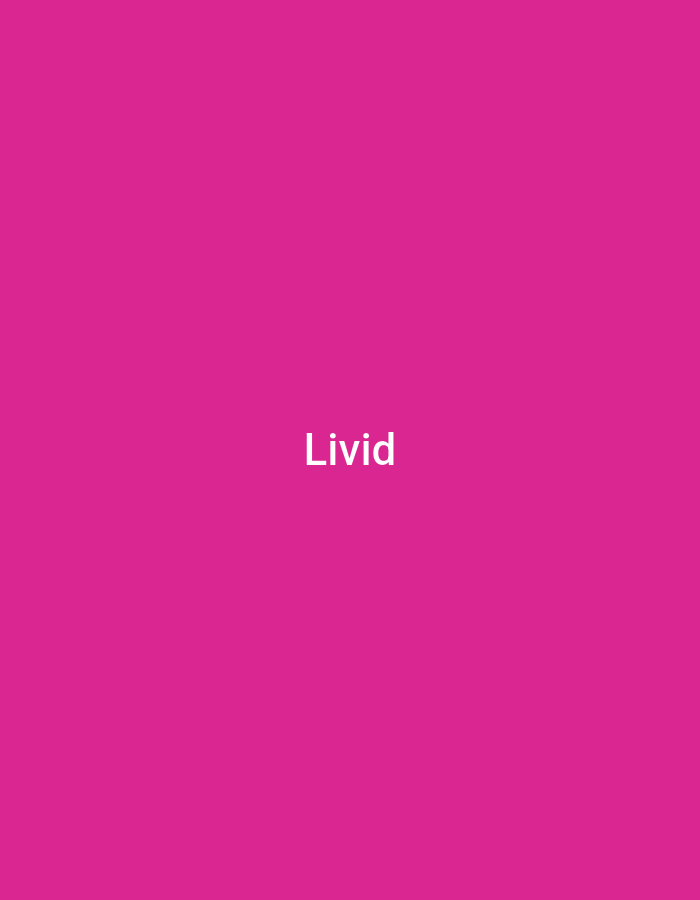 A plain, bright pink background features the word "Livid" in white text centered horizontally and vertically on the image. There is no discernible location in Jalingo, Nigeria, or any other environmental context. The image is solely a digital graphic with text on a solid color.