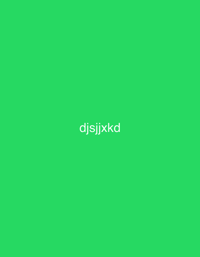 The image is a solid green background with the white text "djsjjxkd" in the center. There is no indication of location in Yerevan, Armenia, or any other city, people, subjects, objects, actions, or interactions.