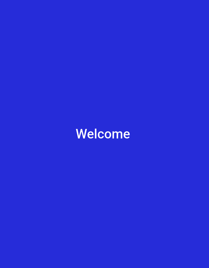 The image is a plain, solid blue background with the word "Welcome" written in white text in the center. There are no people, objects, or actions depicted. It does not contain any information or visual elements related to the city of Jauro Yinu, Nigeria.