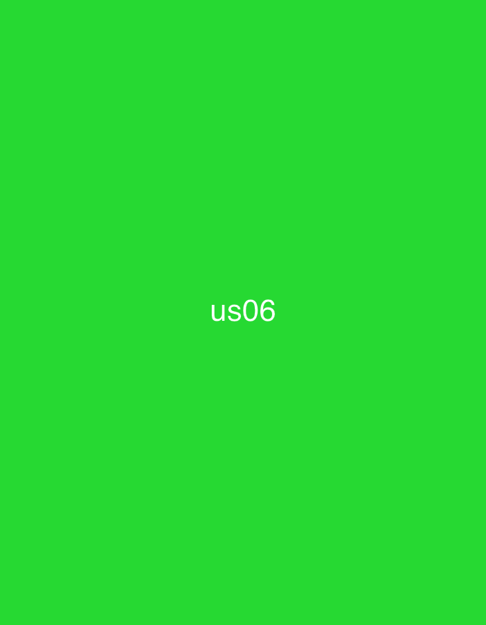 The image displays a uniform, solid green background. Centered horizontally and slightly below the vertical midline, the text "us06" is visible in white, sans-serif font. The text is oriented upside down. No other objects, subjects, people, or environmental details are present. The image does not contain any visual information to suggest a location, nor specifically the city of Casablanca, Morocco.
