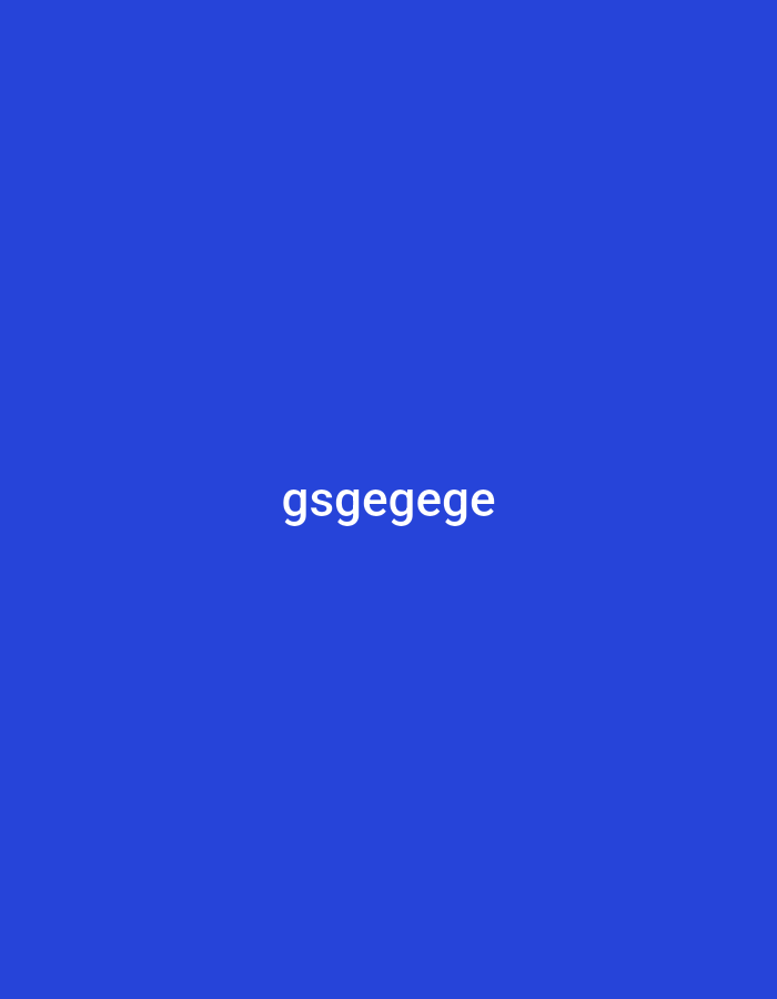 The image shows the text "gsgegegege" in white against a solid blue background. There are no people, objects, actions, interactions, or environmental details visible. The image provides no indication of its location, including Yerevan, Armenia.