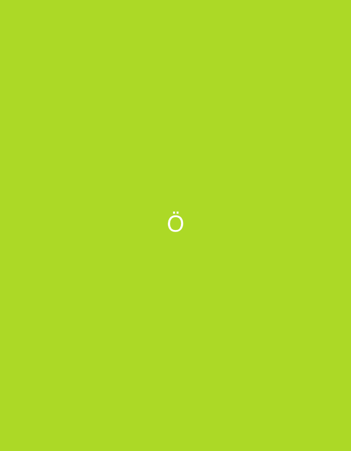 A white symbol resembling a circle with two dots above it, or the letter "ö", is centered on a bright green background. The symbol is depicted in a minimalist, outlined style. There are no people, animals, or other objects present in the image. The background is a solid, uniform color. There is no discernible urban environment or location within Zvezdara Urban Municipality, Serbia, as the image is abstract and lacks any contextual details.