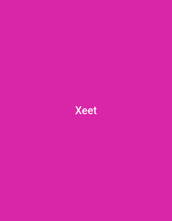 The image displays a solid, vibrant pink background with the white text "Xeeet" centered horizontally. There are no discernible people, objects, actions, interactions, or environmental features present in the image beyond the text and its background. The location in Howayi, Nigeria, is not depicted in this image.
