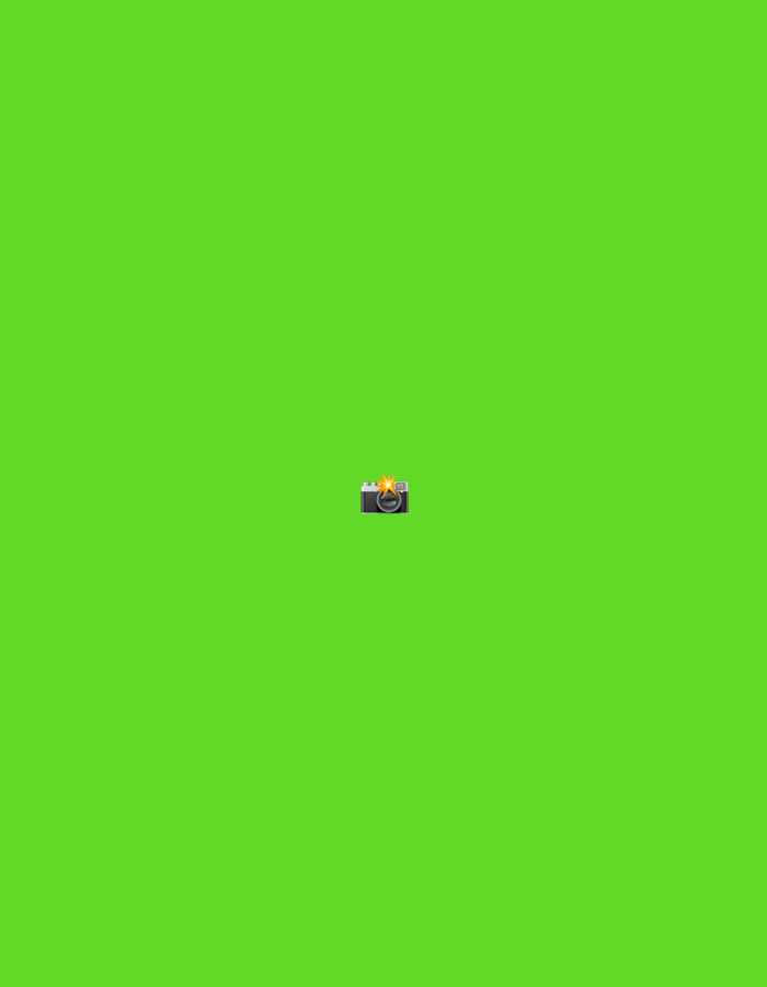 A digital camera emoji is displayed in the center of a solid bright green background. The emoji depicts a black camera with a flash symbol emanating from its lens.