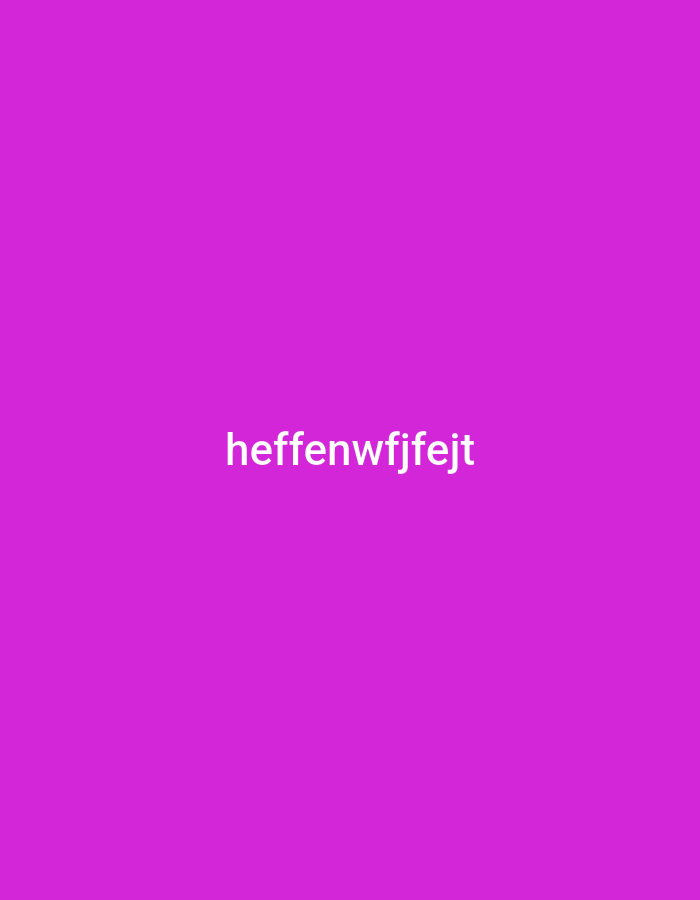 A white, sans-serif word "heffenwfjejjt" is centered on a solid, vibrant purple background. There are no other discernible objects or features in the image. The image does not provide enough context to determine a location in Yerevan, Armenia, or any other location. No people, actions, or interactions are visible.