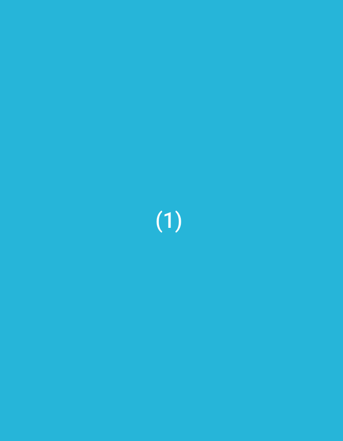 A plain cyan background has the white text "(1)" centered on it. There is no discernable location within the city of Jenu, Indonesia.