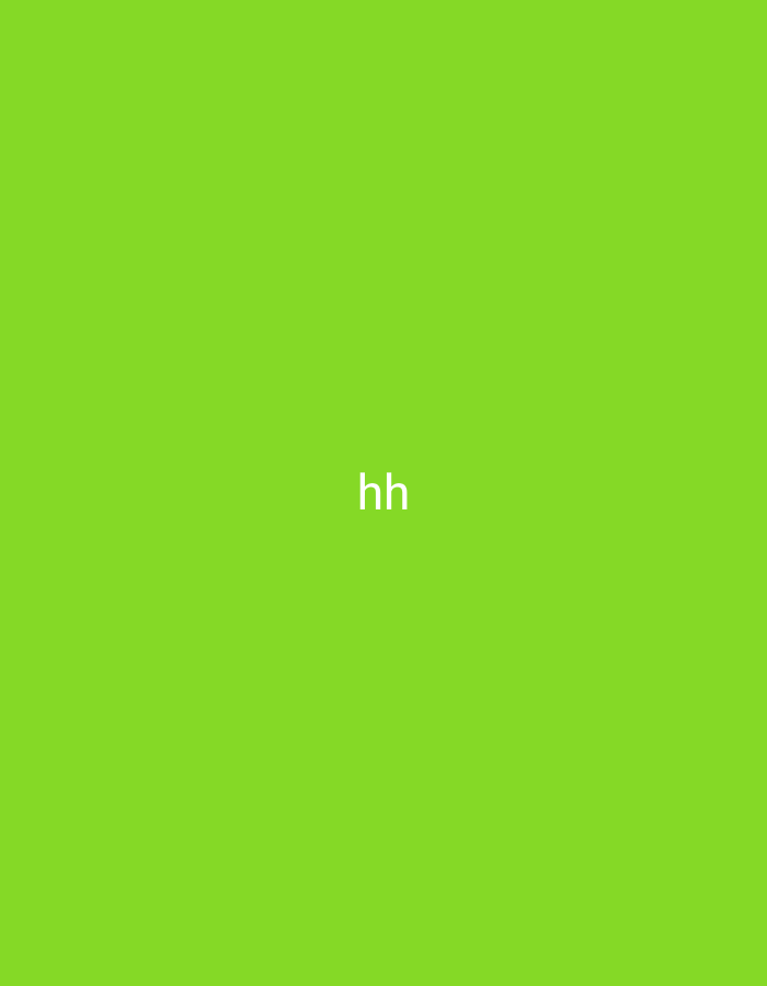 The image is a simple graphic with a solid lime green background. In the center of the image, the lowercase letters "hh" are displayed in white text. There are no other objects, people, or environmental details visible in the image. The location in the city of Nsugpe, Nigeria, is not relevant to the visual content of this image.