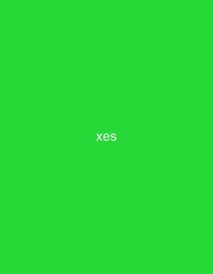 The image shows the word "xes" in white text centered horizontally on a bright green background. There is no indication of Casablanca, Morocco, or any other specific location. The image is a digital graphic with no discernible real-world elements.