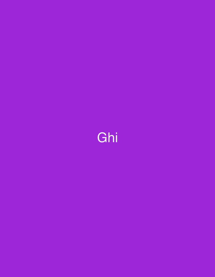 The image depicts a solid, vibrant purple background with the white text "Ghi" centrally displayed. No discernible people, objects, actions, interactions, or environmental features are present within the graphic. This graphic is conceptually placed within the city of Casablanca, Morocco.
