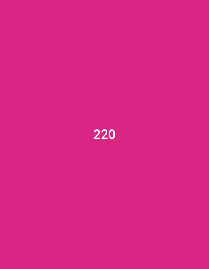 The image is a solid pink color with the number 220 in white font centered on the image. The image is a digital rendering and contains no people, objects, or actions. The coordinates provided do not correspond to any recognizable place or scene within the image.