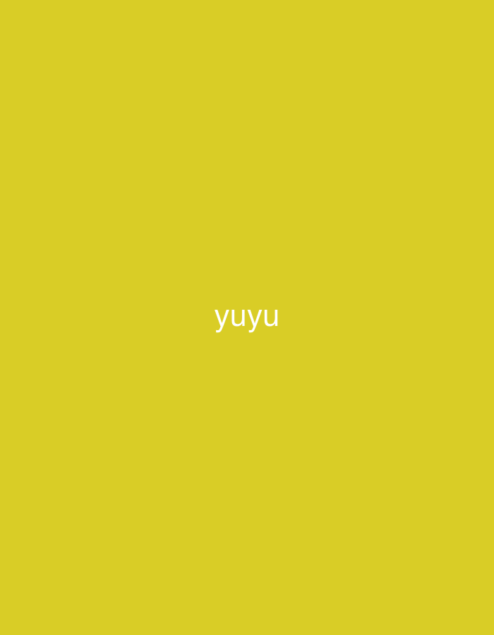 The image displays a plain, solid yellow background. Centered on this background, the word "yuyu" is written in white, lowercase sans-serif letters. There are no other visible subjects, objects, or any discernible scene or setting. No activity or event is taking place within the image. The yellow color is uniform across the entire frame. The image lacks any visual cues regarding the time of day, weather, or specific location details within Santa Ana, Venezuela.