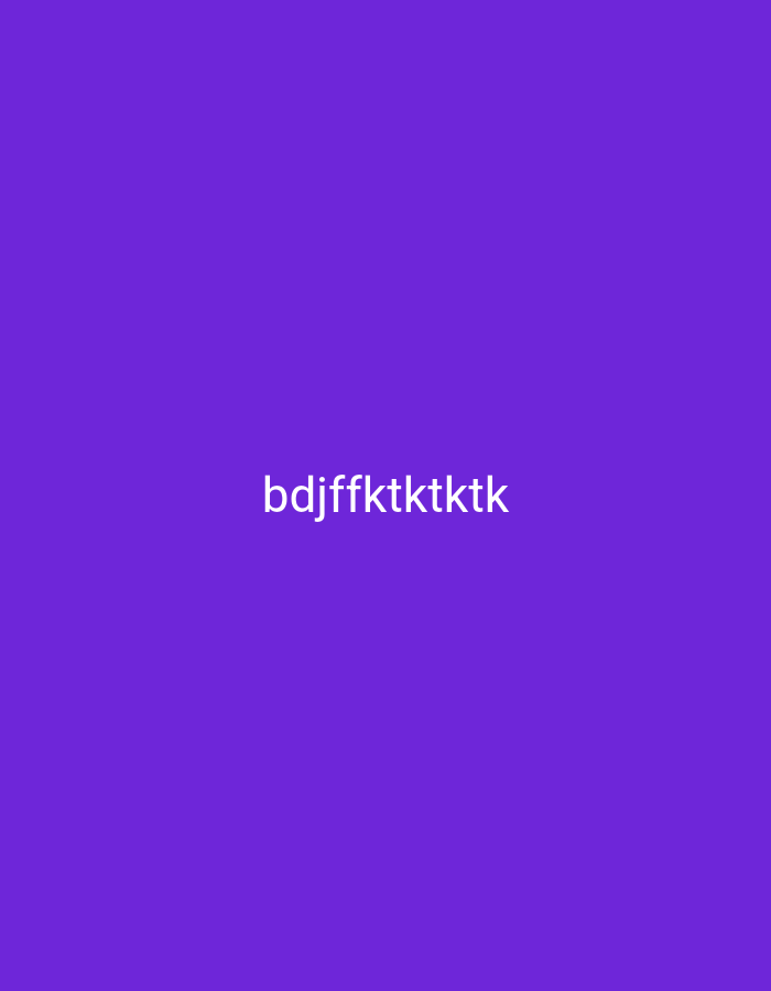 The image shows a plain purple background with the white text "bdjffktktktk" centered horizontally and vertically. There are no people, subjects, objects, or actions visible in the image. The image does not provide any information about the location in the city of Nsugpe, Nigeria.
