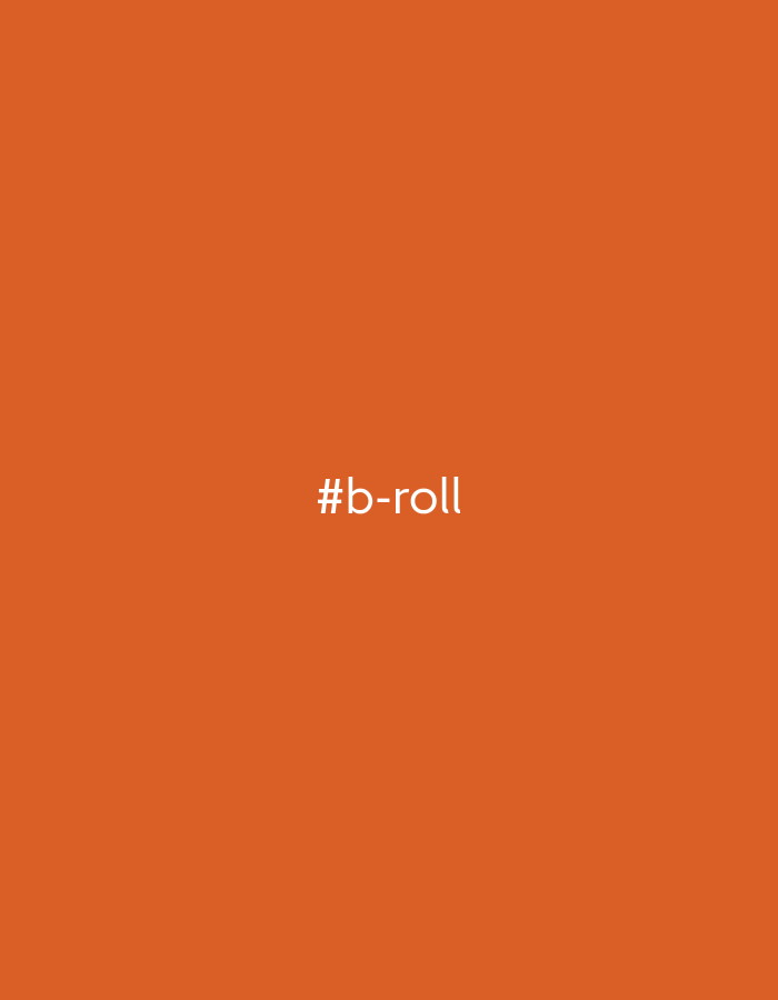 An image with a solid orange background has the text "#b-roll" in white in the center. The image does not contain information about the location in Guatemala City, Guatemala.